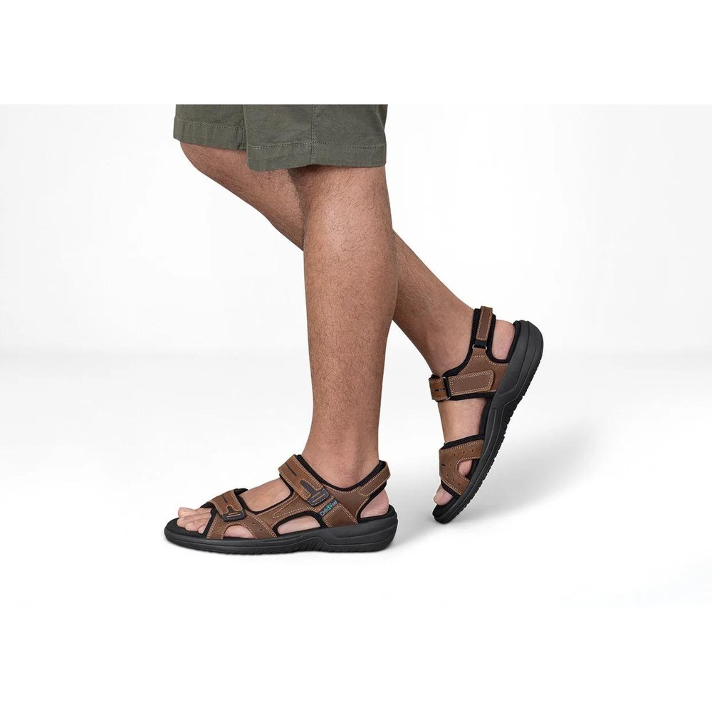 Orthofeet Gemini Sandals Brown Size 9.5 Medium New With Tags
